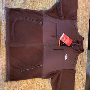 Men’s XL Brown North Face Fleece (Never Worn)